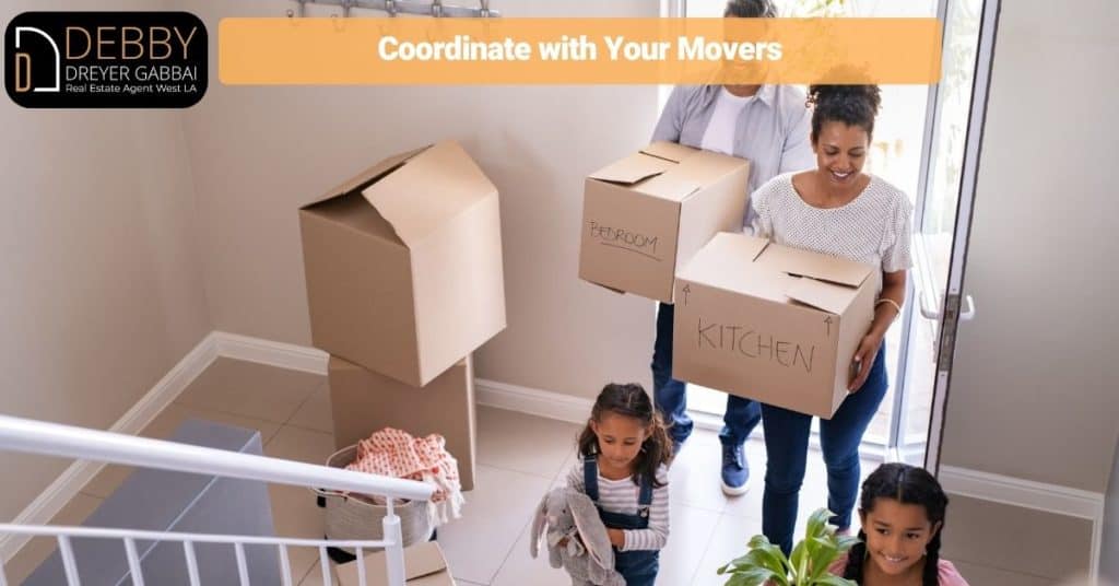 Coordinate with Your Movers